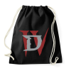 PRINTFASHION D IV - Sportzsák, Tornazsák - Fekete