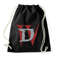 PRINTFASHION D IV - Sportzsák, Tornazsák - Fekete tornazsák