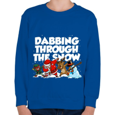 PRINTFASHION Dab banda - Gyerek pulóver - Királykék gyerek pulóver, kardigán