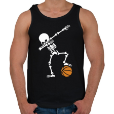 PRINTFASHION DAB basketball - Férfi atléta - Fekete atléta, trikó