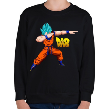 PRINTFASHION Dabbing Dragon Ball - Gyerek pulóver - Fekete gyerek pulóver, kardigán