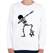 PRINTFASHION Dabbing foci - Gyerek pulóver - Fehér gyerek pulóver, kardigán