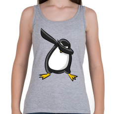 PRINTFASHION Dabbing pingvin - Női atléta - Sport szürke