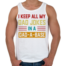 PRINTFASHION DAD-A-BASE - Férfi atléta - Fehér