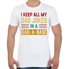 PRINTFASHION DAD-A-BASE - Férfi póló - Fehér férfi póló
