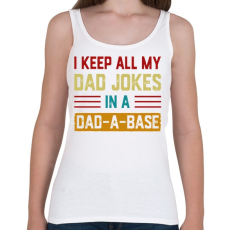 PRINTFASHION DAD-A-BASE - Női atléta - Fehér