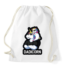 PRINTFASHION Dadicorn - Sportzsák, Tornazsák - Fehér tornazsák