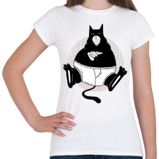 PRINTFASHION Dagi macska - Női póló - Fehér női póló