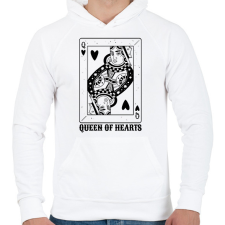 PRINTFASHION Dáma - Férfi kapucnis pulóver - Fehér férfi pulóver, kardigán