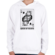 PRINTFASHION Dáma - Gyerek kapucnis pulóver - Fehér gyerek pulóver, kardigán