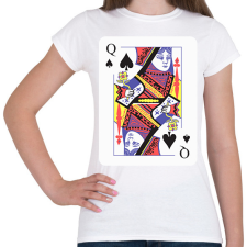 PRINTFASHION Dáma pikk - Női póló - Fehér női póló