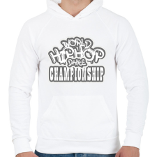 PRINTFASHION Dance championship - Férfi kapucnis pulóver - Fehér férfi pulóver, kardigán