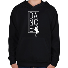 PRINTFASHION Dance (white) - Gyerek kapucnis pulóver - Fekete gyerek pulóver, kardigán