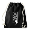 PRINTFASHION Dance (white) - Sportzsák, Tornazsák - Fekete