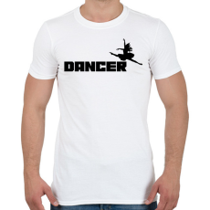 PRINTFASHION DANCER - Férfi póló - Fehér