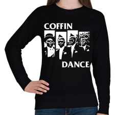 PRINTFASHION Dancing Coffin Guys - Női pulóver - Fekete női pulóver, kardigán