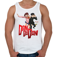 PRINTFASHION Dandadan - Férfi atléta - Fehér atléta, trikó