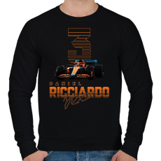 PRINTFASHION Daniel Ricciardo - Férfi pulóver - Fekete