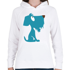 PRINTFASHION Danny - Női kapucnis pulóver - Fehér