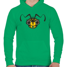 PRINTFASHION darázs - Férfi kapucnis pulóver - Zöld