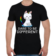 PRINTFASHION Dare to be different - Férfi póló - Fekete