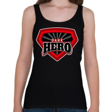 PRINTFASHION DARK HERO - Női atléta - Fekete női trikó