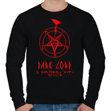 PRINTFASHION dark lord - Férfi pulóver - Fekete férfi pulóver, kardigán