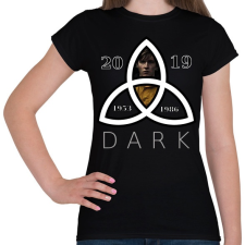 PRINTFASHION dark - Női póló - Fekete női póló
