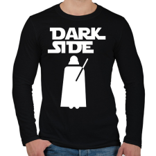 PRINTFASHION Dark Side páros minta - Férfi hosszú ujjú póló - Fekete férfi póló