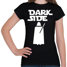 PRINTFASHION Dark Side páros minta - Női póló - Fekete női póló