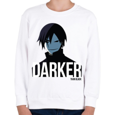 PRINTFASHION Darker than Black - Gyerek pulóver - Fehér