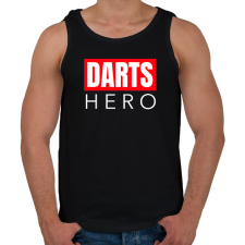 PRINTFASHION DARTS HERO - Férfi atléta - Fekete atléta, trikó