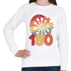 PRINTFASHION Darts - Női pulóver - Fehér