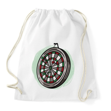 PRINTFASHION Darts tábla - Sportzsák, Tornazsák - Fehér tornazsák