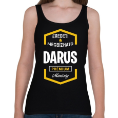 PRINTFASHION Darus prémium minőség - Női atléta - Fekete