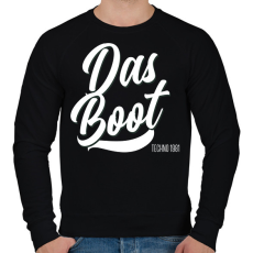 PRINTFASHION DAS BOOT - Férfi pulóver - Fekete