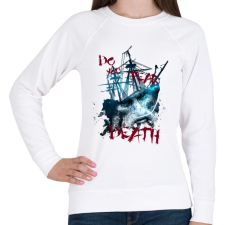 PRINTFASHION davytheme-01.png - Női pulóver - Fehér női pulóver, kardigán