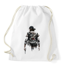 PRINTFASHION Days gone  bad ass - Sportzsák, Tornazsák - Fehér tornazsák