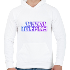 PRINTFASHION Dayton Roleplay - Férfi kapucnis pulóver - Fehér