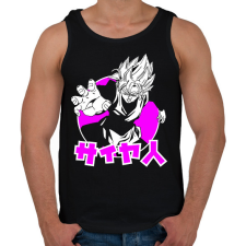 PRINTFASHION DBS BLACK GOKU - Férfi atléta - Fekete atléta, trikó