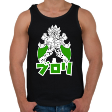PRINTFASHION DBS BROLY - Férfi atléta - Fekete atléta, trikó
