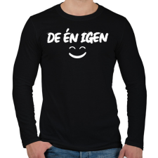 PRINTFASHION De én igen - Páros póló fehér - Férfi hosszú ujjú póló - Fekete férfi póló