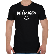 PRINTFASHION De én igen - Páros póló fehér - Férfi póló - Fekete férfi póló