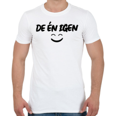 PRINTFASHION De én igen - Páros póló fekete - Férfi póló - Fehér