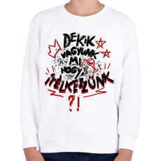 PRINTFASHION De kik vagyunk mi, hogy ítélkezzünk? - Gyerek pulóver - Fehér