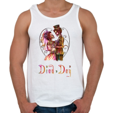 PRINTFASHION dead day - Férfi atléta - Fehér atléta, trikó