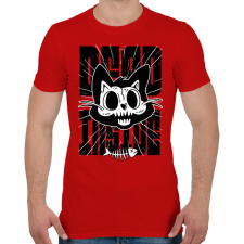 PRINTFASHION Dead inside - Férfi póló - Piros férfi póló