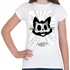 PRINTFASHION Dead inside - Női póló - Fehér női póló