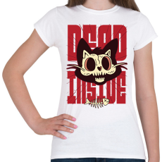 PRINTFASHION Dead inside - Női póló - Fehér