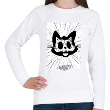 PRINTFASHION Dead inside - Női pulóver - Fehér női pulóver, kardigán